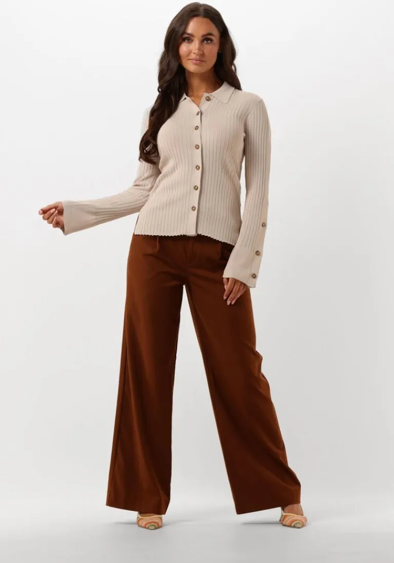 SECOND FEMALE trui jakarta knit collar>DAMES Truien & Vesten