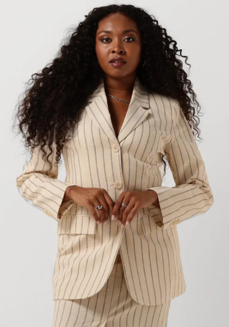 SELECTED FEMME blazer slfhilda ls fitted blazer pin stripe>DAMES Blazers