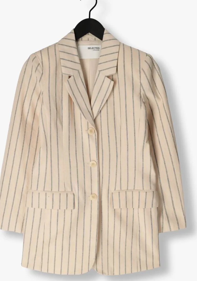 SELECTED FEMME blazer slfhilda ls fitted blazer pin stripe>DAMES Blazers