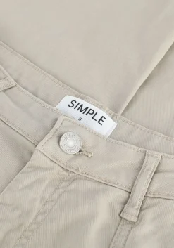 zand simple pantalon woven pants hally soft-ten-22-1