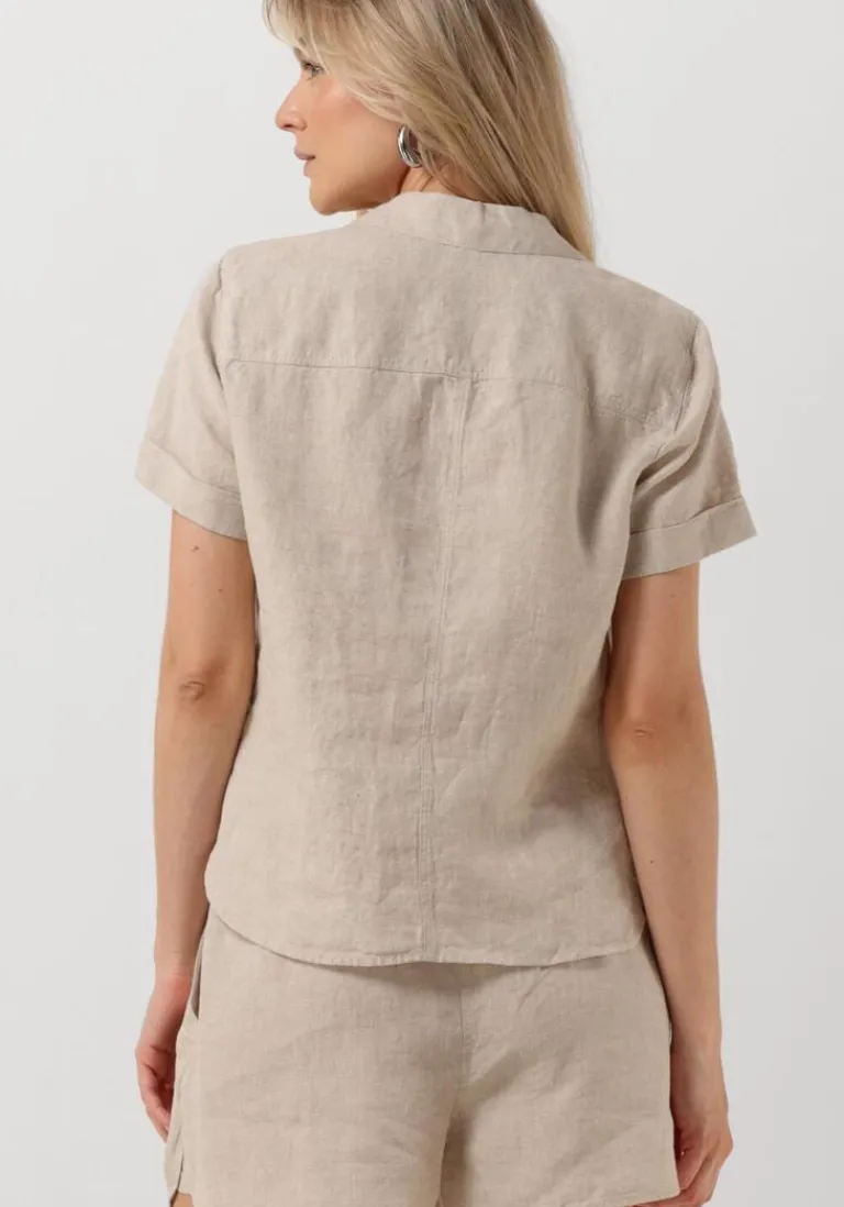 VANILIA blouses linen fitted top>DAMES Blouses