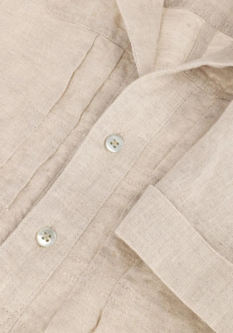 VANILIA blouses linen fitted top>DAMES Blouses