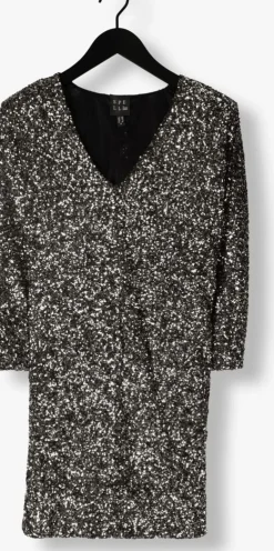 ACCESS en mini jurk sequin mini dress with v necklin><noscript><img width=