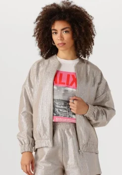 ALIX THE LABEL en jack ladies woven foil jacket>DAMES Co-Ord Sets|Jassen