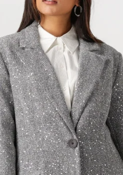 ALIX THE LABEL en mantel ladies woven sequin long blazer><noscript><img width=