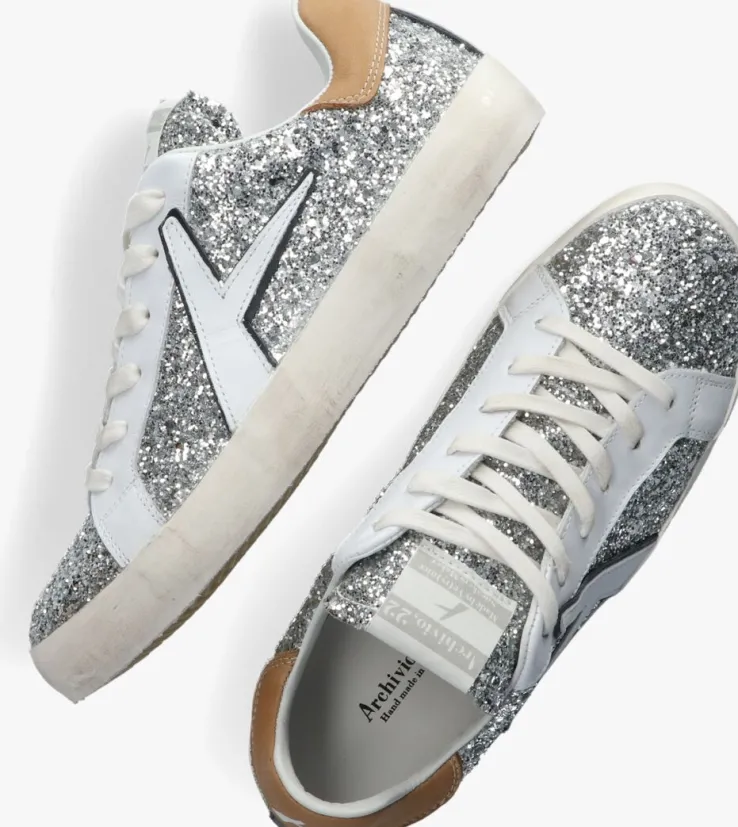 zilveren archivio,22 lage sneakers new rivoli