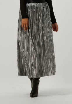 CO'COUTURE en co'couture maxirok riley metal plisse skirt>DAMES Rokken