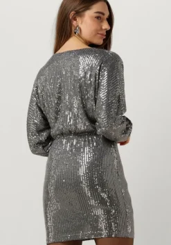 COLOURFUL REBEL en mini jurk belle sequins deep v-neck mini dress><noscript><img width=