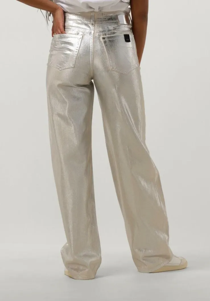 zilveren drykorn straight leg jeans medley