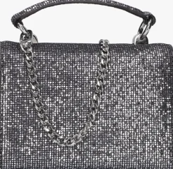 zilveren guess schoudertas zalina