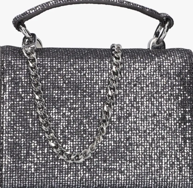 zilveren guess schoudertas zalina