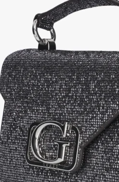 zilveren guess schoudertas zalina