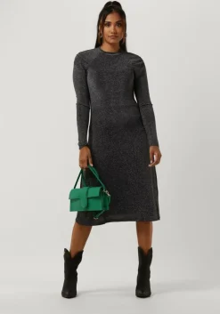 zilveren lollys laundry midi jurk rosie dress