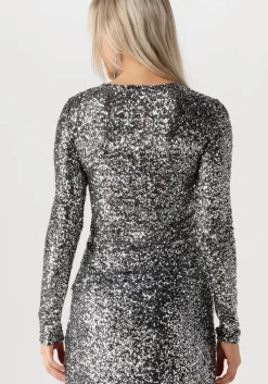 zilveren modström top laramd top