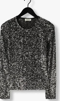 zilveren modström top laramd top