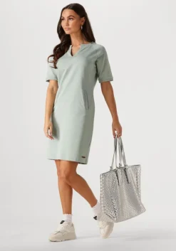 zilveren núnoo schoudertas maxi shopper braided recycled cool