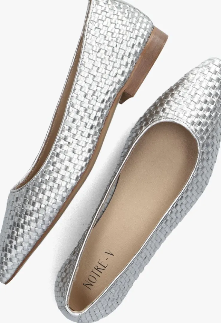 zilveren notre-v ballerina's ki4867