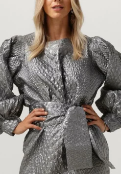 zilveren notre-v mini jurk nv-brigit mini dress