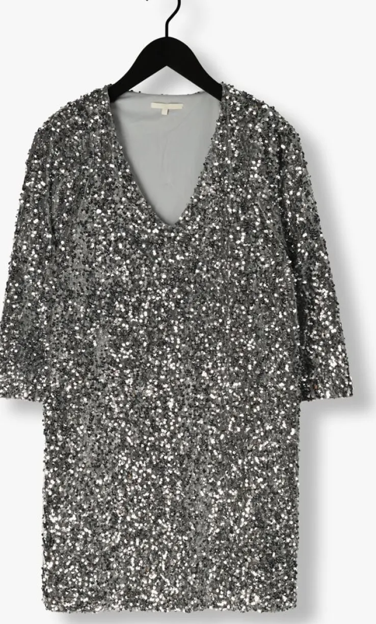 zilveren notre-v mini jurk nv celina dress