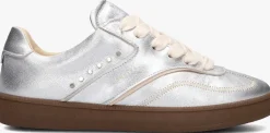 zilveren nubikk lage sneakers ray owen studs