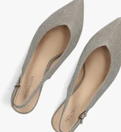 zilveren peter kaiser slingbacks 79643te