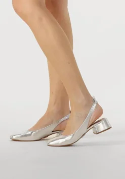 zilveren steve madden slingbacks smitten