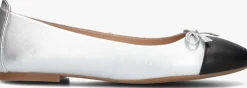 zilveren unisa ballerina's belle