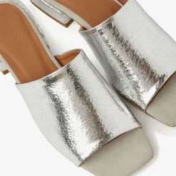 zilveren via vai slippers gigi luna