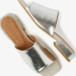 zilveren via vai slippers gigi luna