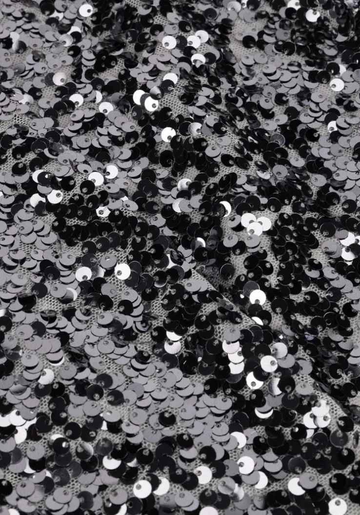 zilveren y.a.s. mini jurk yasspena ls dress