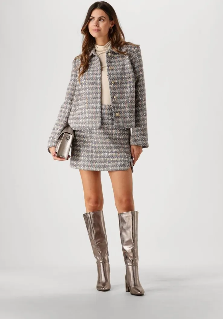 zilveren y.a.s. minirok yassiraz hmw short skirt