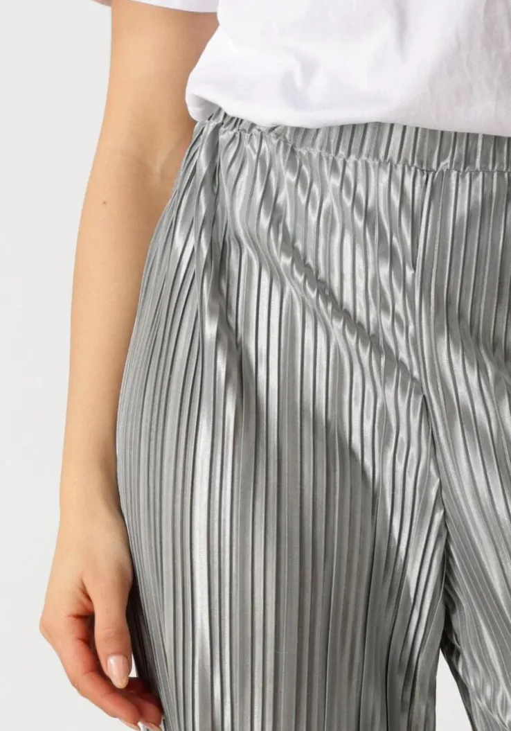 zilveren y.a.s. wijde broek yasstorma hw pants