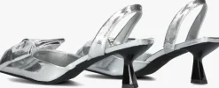 zilverkleurig blasz slingbacks daw0798