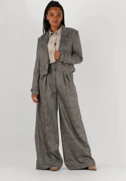 zwarte aaiko blazer ines tweed pes 540