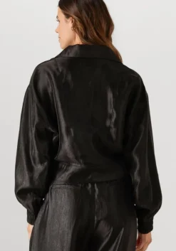 zwarte aaiko jack vina twill shine vis 545