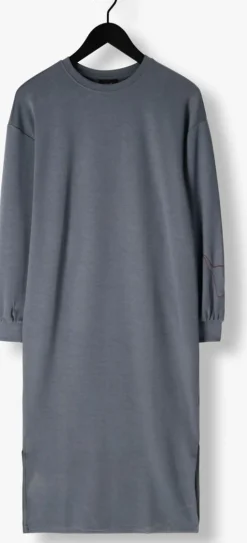 zwarte alix the label mini jurk ladies knitted flowy long sweater dress