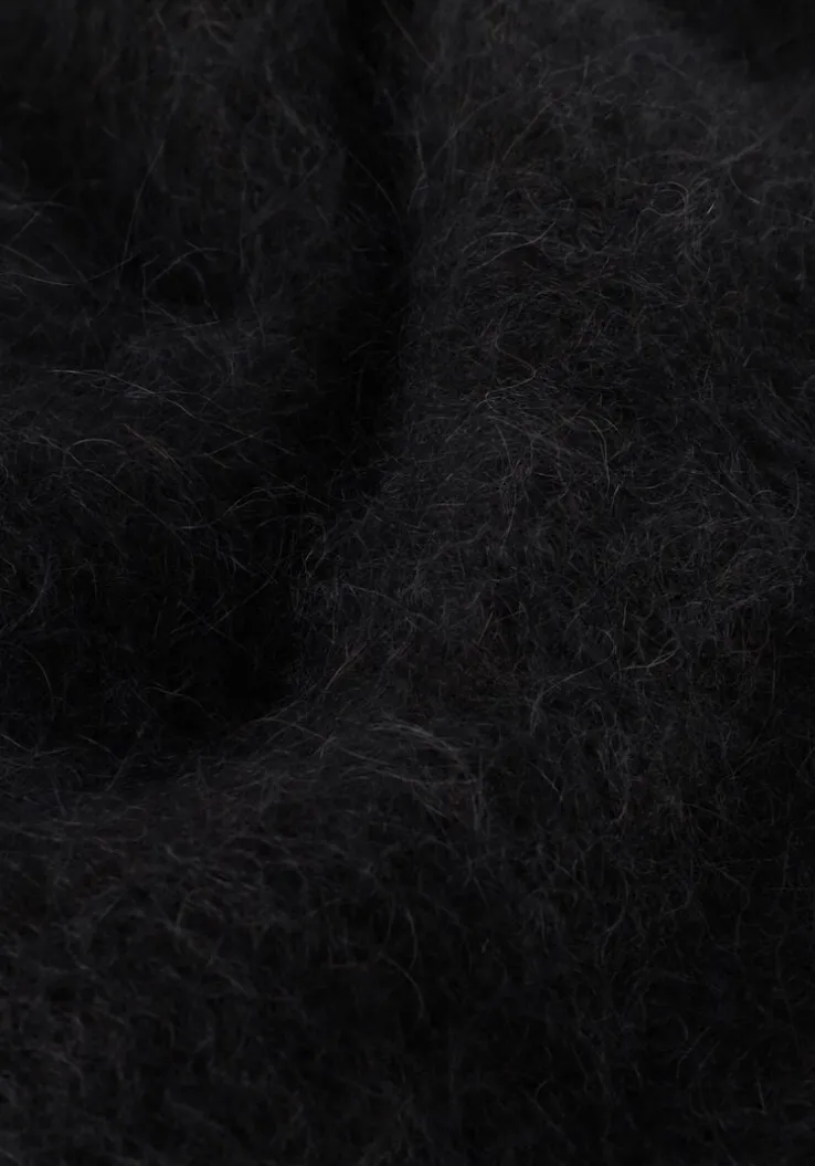 zwarte american vintage midi jurk niby