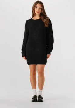 zwarte american vintage midi jurk niby