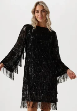 zwarte ana alcazar mini jurk pure sequins dress
