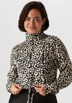 zwarte another label blouses jume animal black shirt