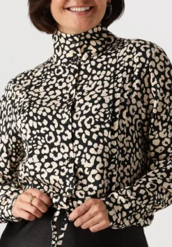 zwarte another label blouses jume animal black shirt