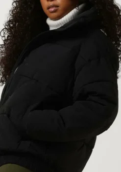 zwarte another label gewatteerde jas mille oversized puffer