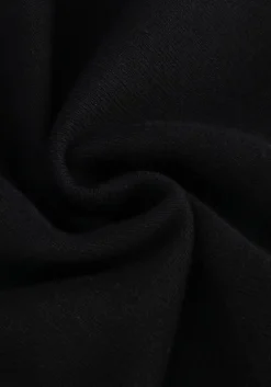 zwarte another label midi jurk elaine dress l/s