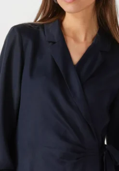 zwarte another label mini jurk milou dress l/s