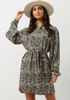 zwarte another label mini jurk hanae dress l/s