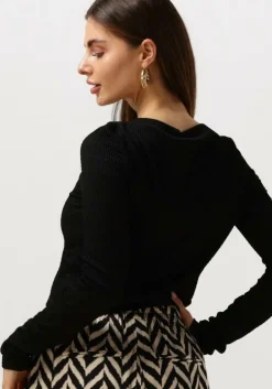 zwarte another label tops & t-shirts marthe top