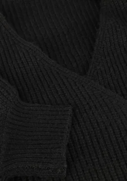 zwarte another label vest abby knitted cardigan