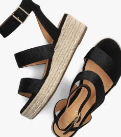 zwarte ayana sandalen met hak 0047-17k