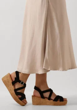 zwarte ayana sandalen met hak 722032