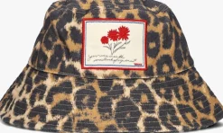 BECKSONDERGAARD e buckethat leopa canvas bucket hat>DAMES Hoeden